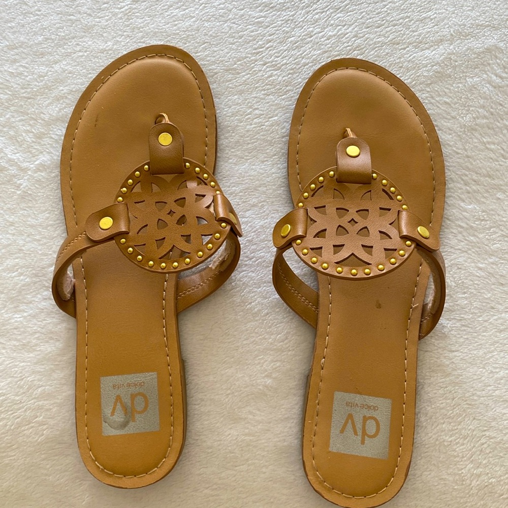 Dolce Vita laser cut sandals. Size 7. Excellent condition